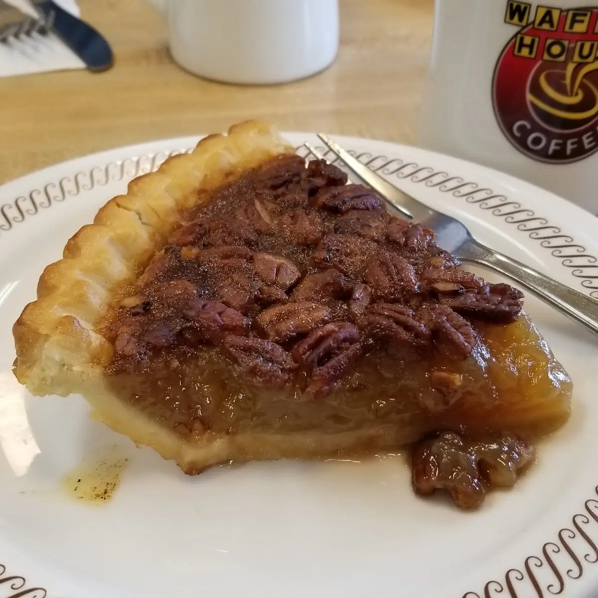 Warmed Pecan Pie