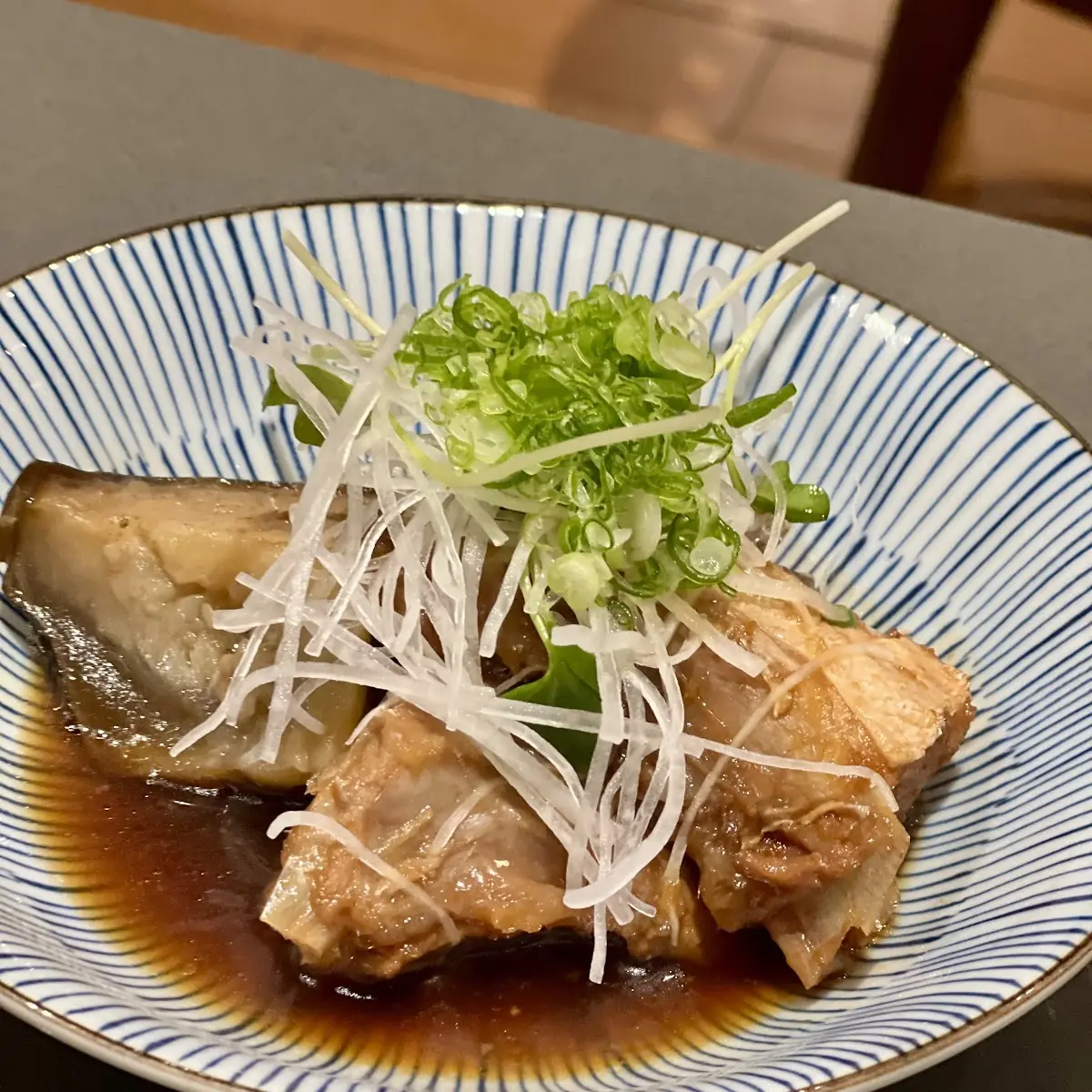 Braised Fish Tofu and Eggplant Dish