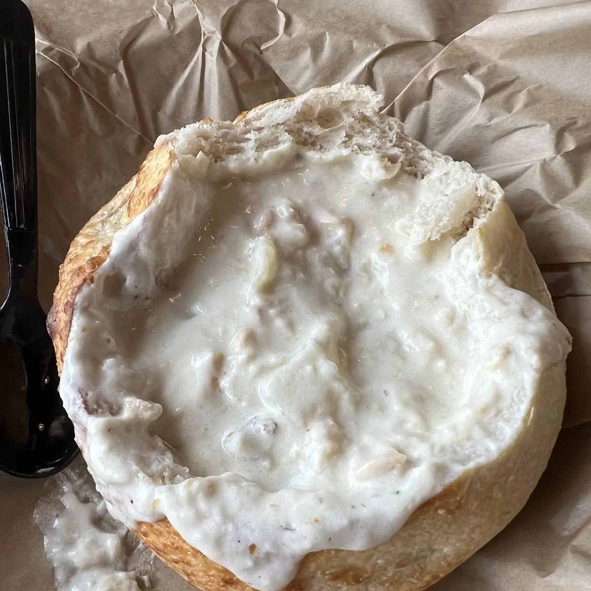Clam Chowder Bowl of Soup