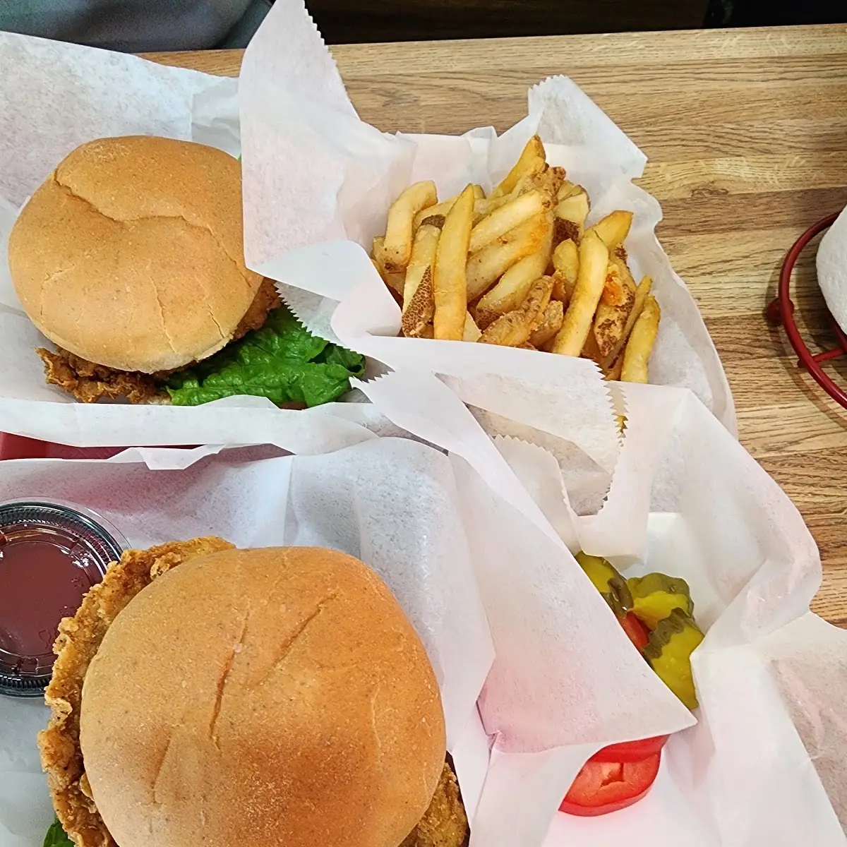 Kids Burger Basket