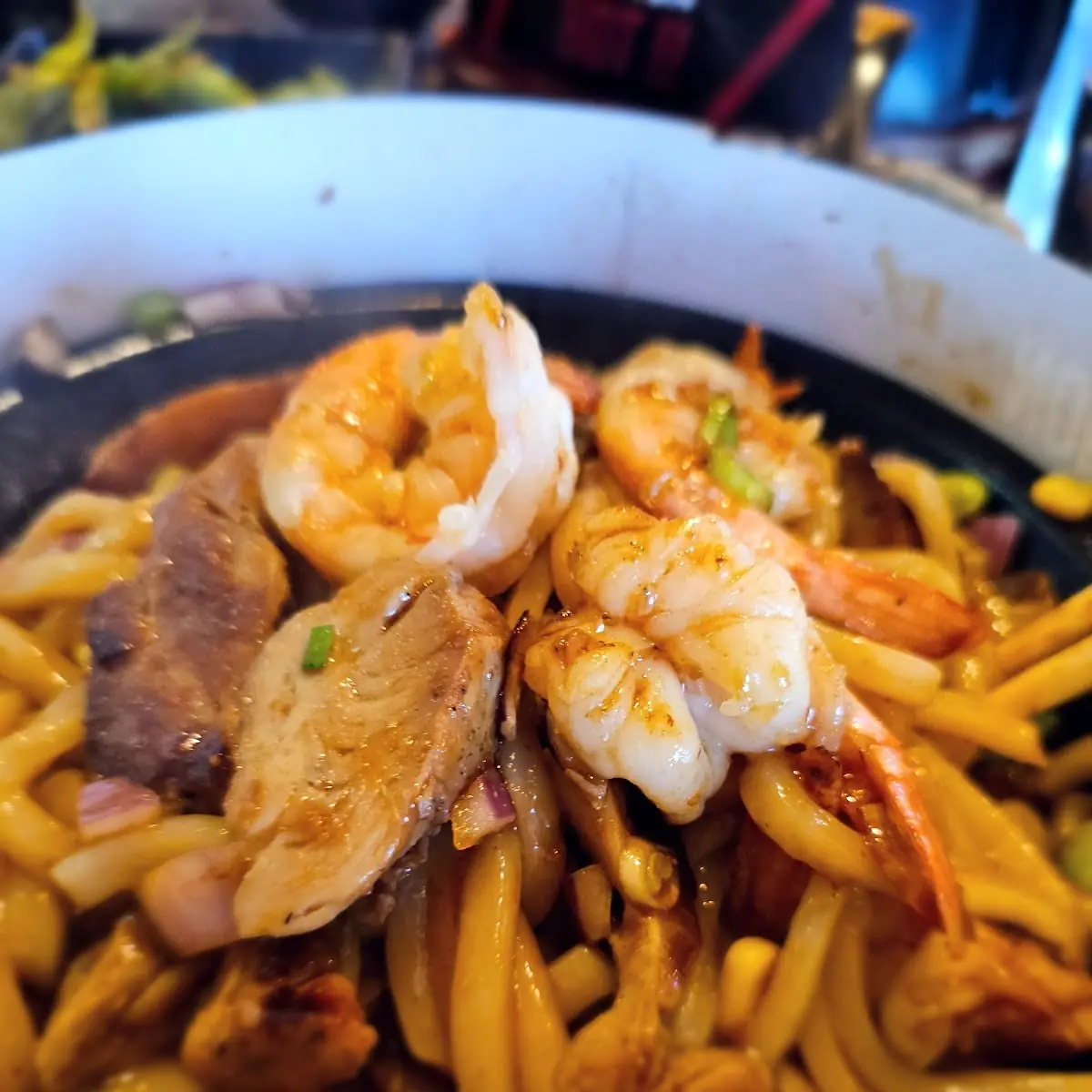 Shrimp and Chicken Udon