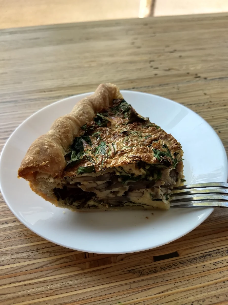 Spinach and Mushroom Quiche