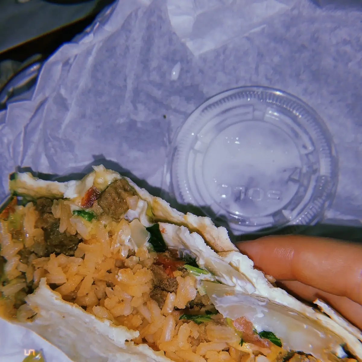 Burrito de Frijol y Queso / Bean and Cheese Burrito