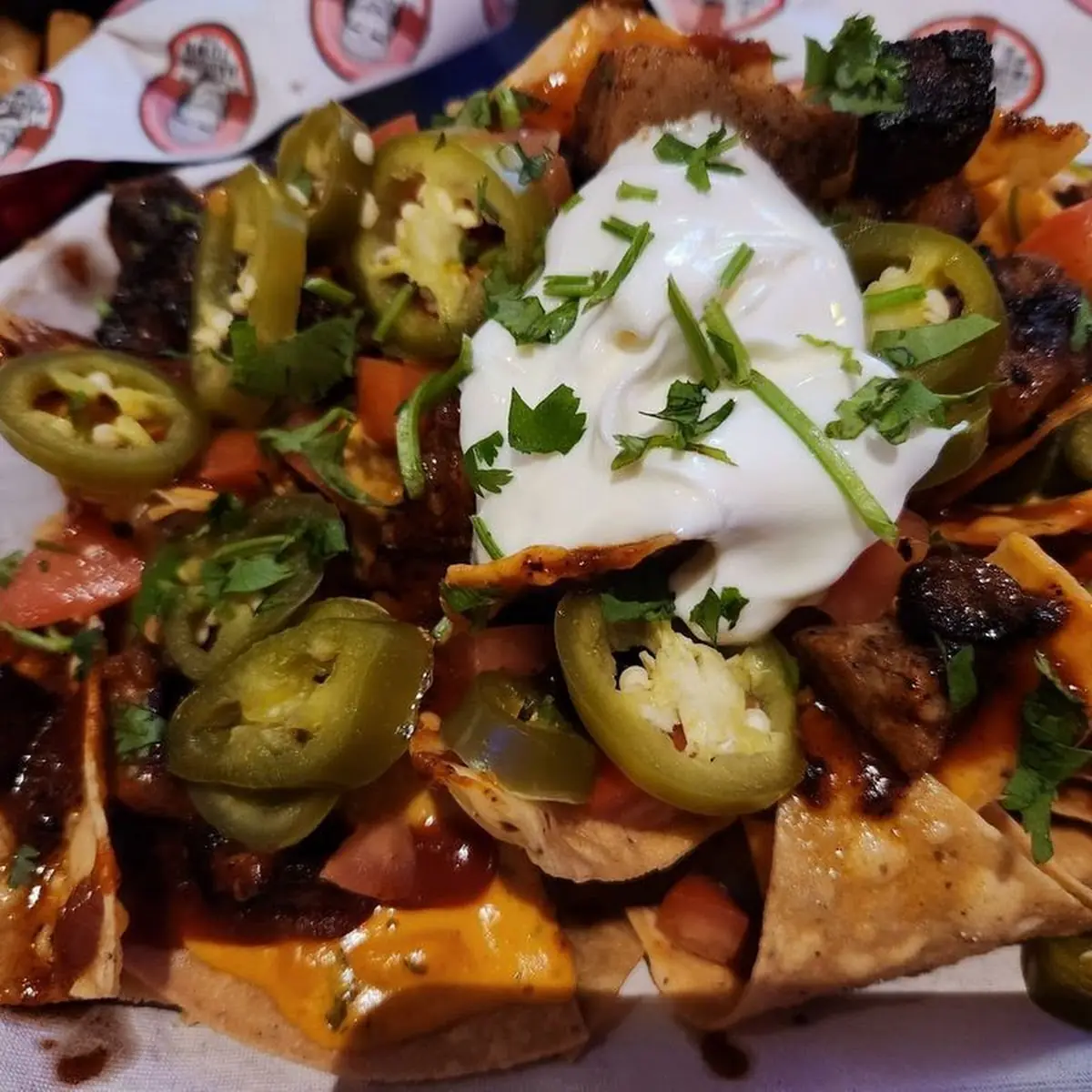 BBQ Pork Nachos
