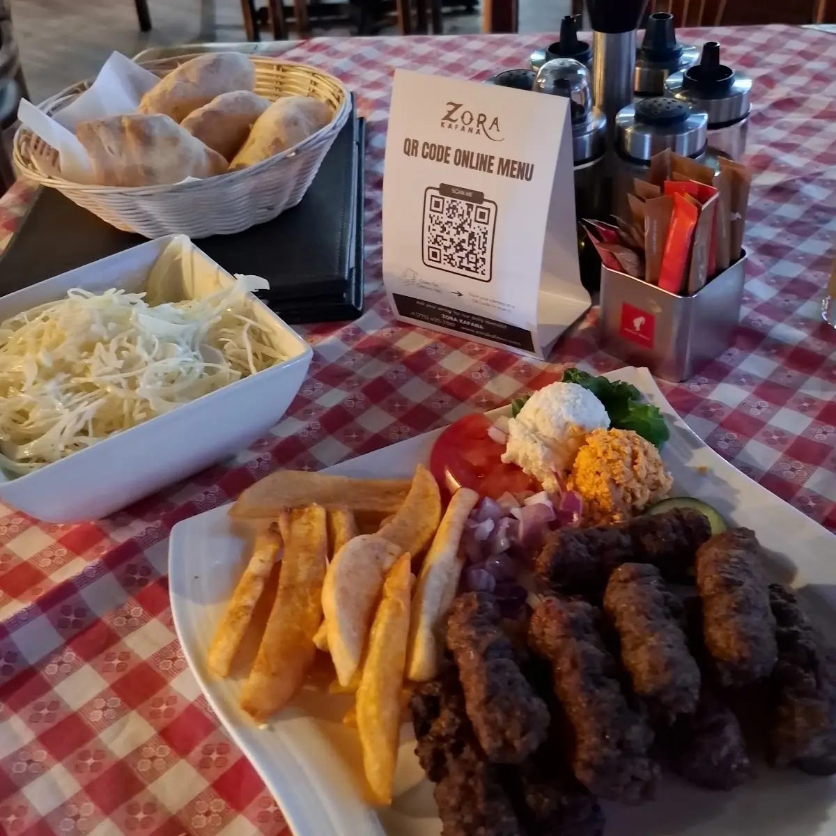 French Fries with Feta Cheese
