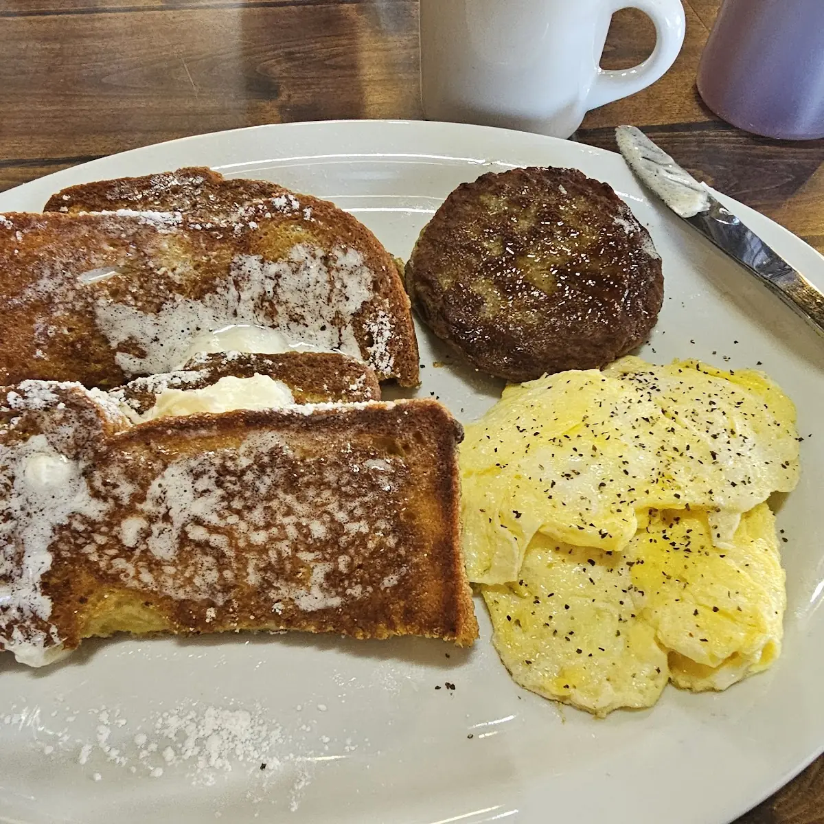 French Toast Combo Scrambled Eggs