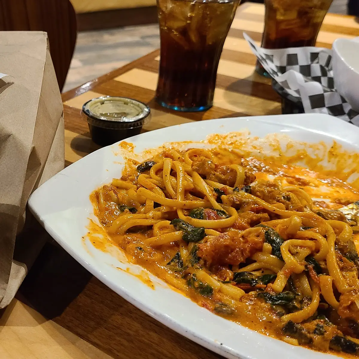 Sausage Pasta with Tomato Sauce