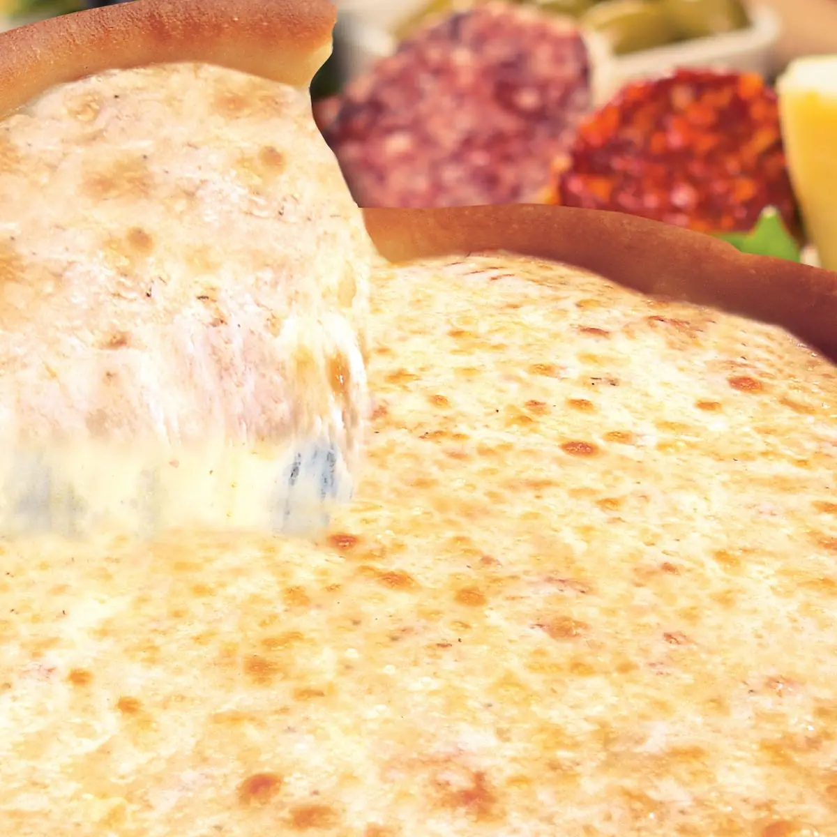 Individual 7 Cheese Pizza