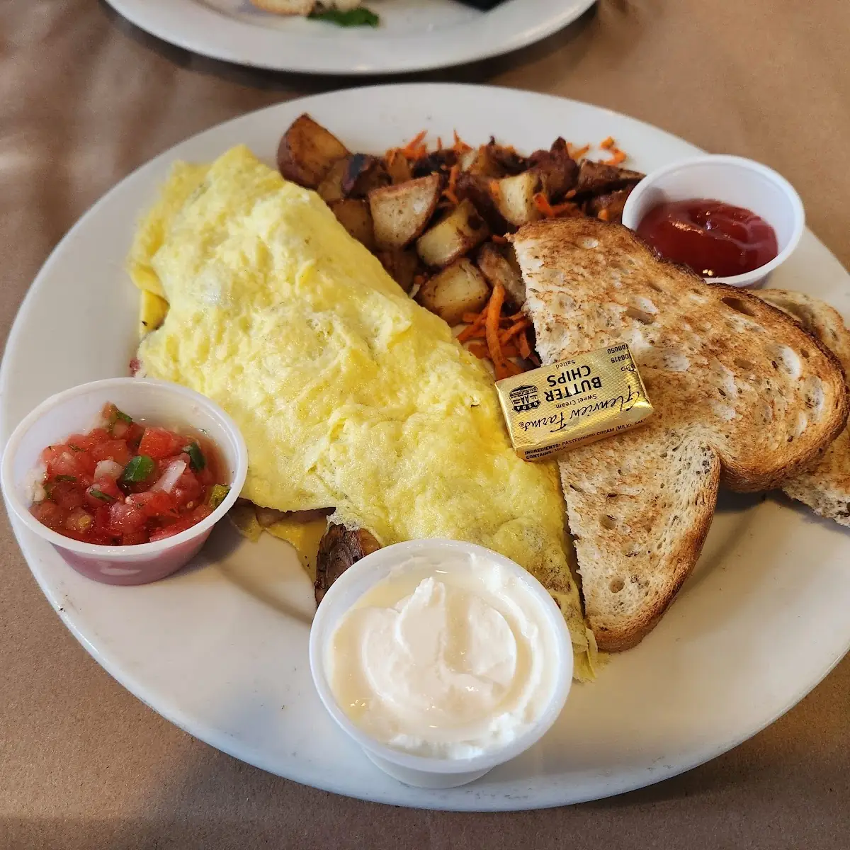 Goat Cheese Omelette