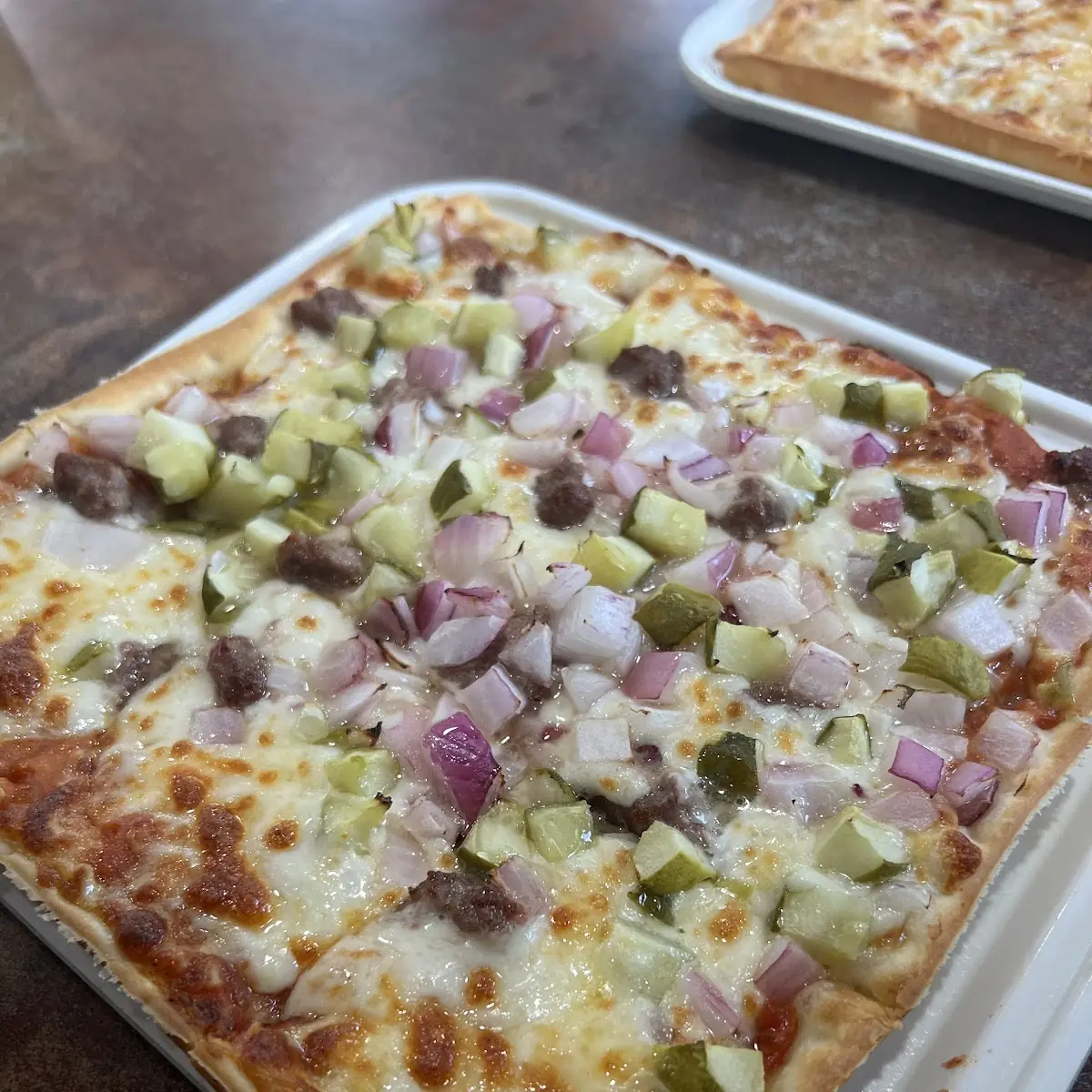 Cheese Burger Pizza