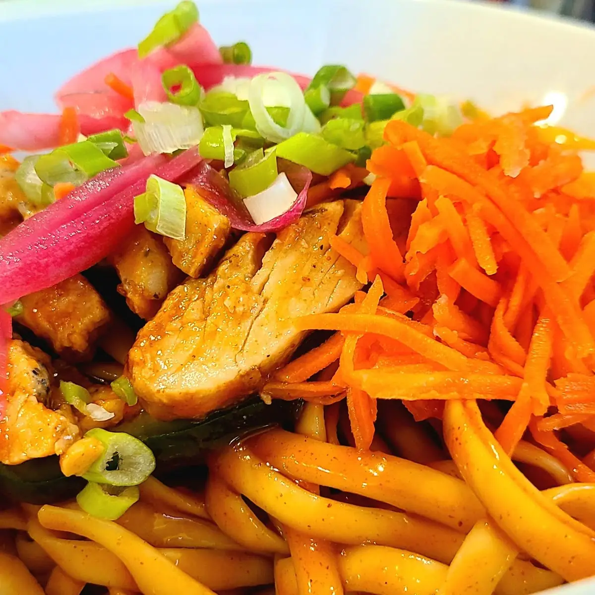 Korean Chicken Noodle Salad