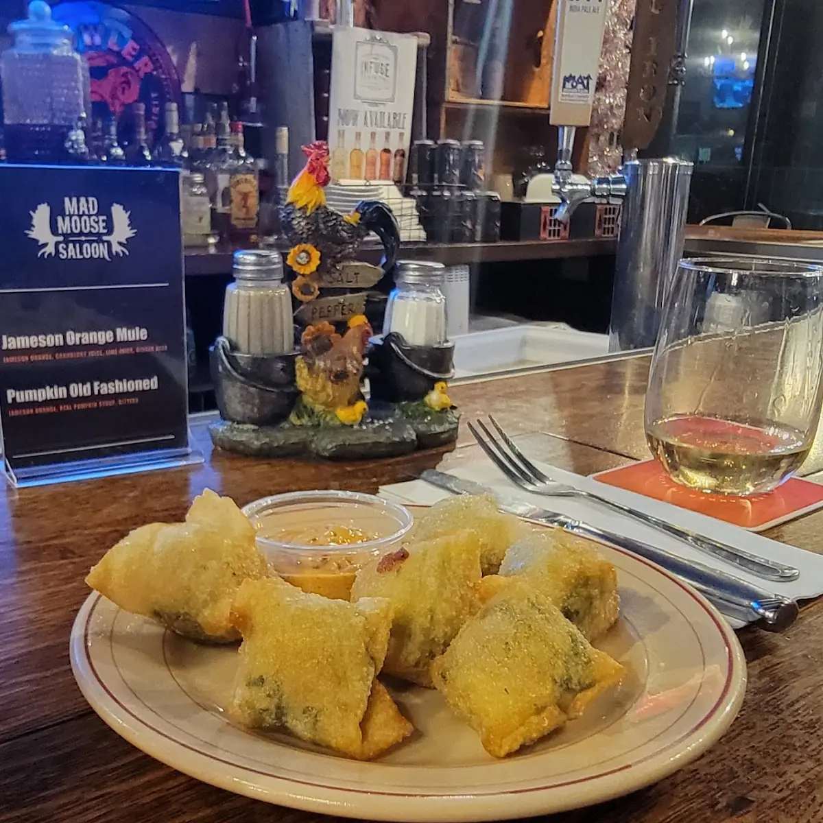 Spinach Dip Rangoons