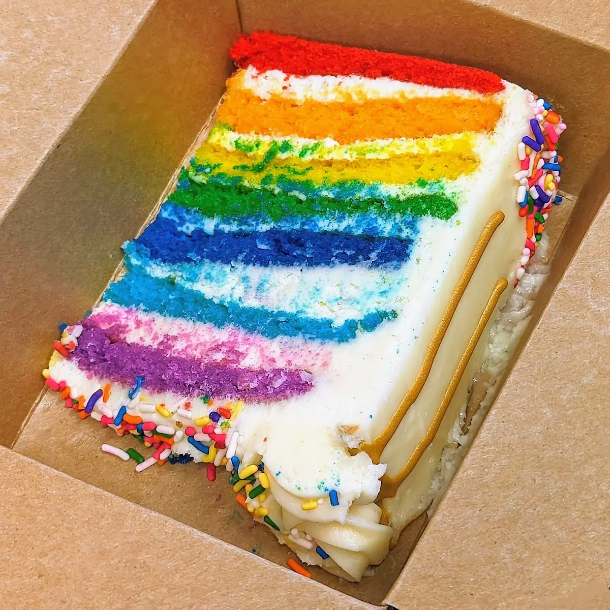 Rainbow Birthday Cake