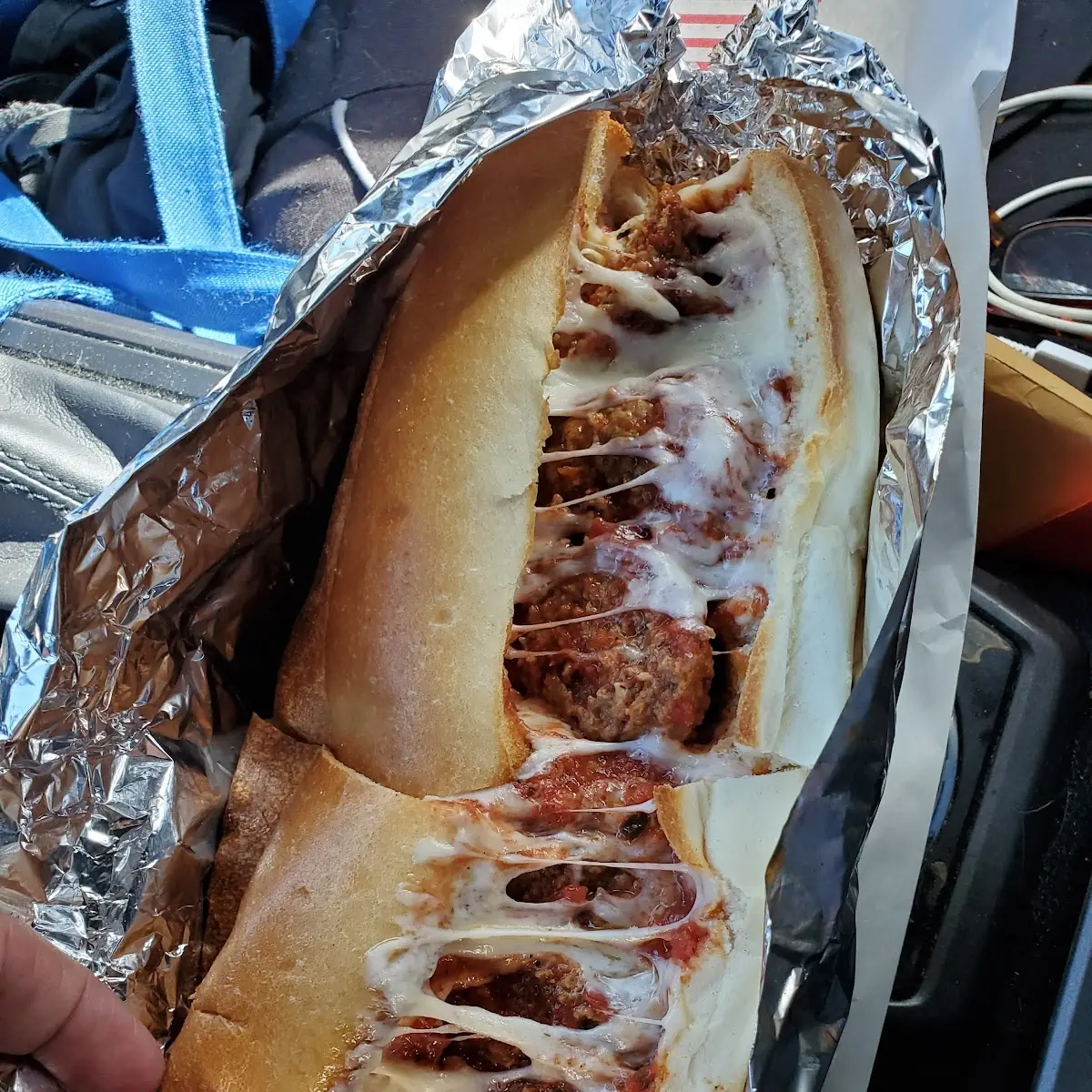 Meatball Parmigiana Sub
