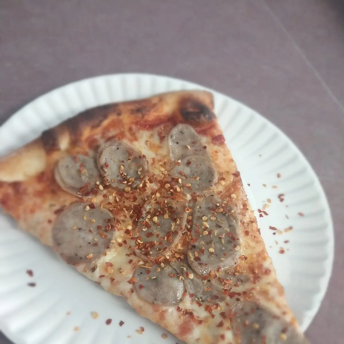 Sausage Pizza Slice