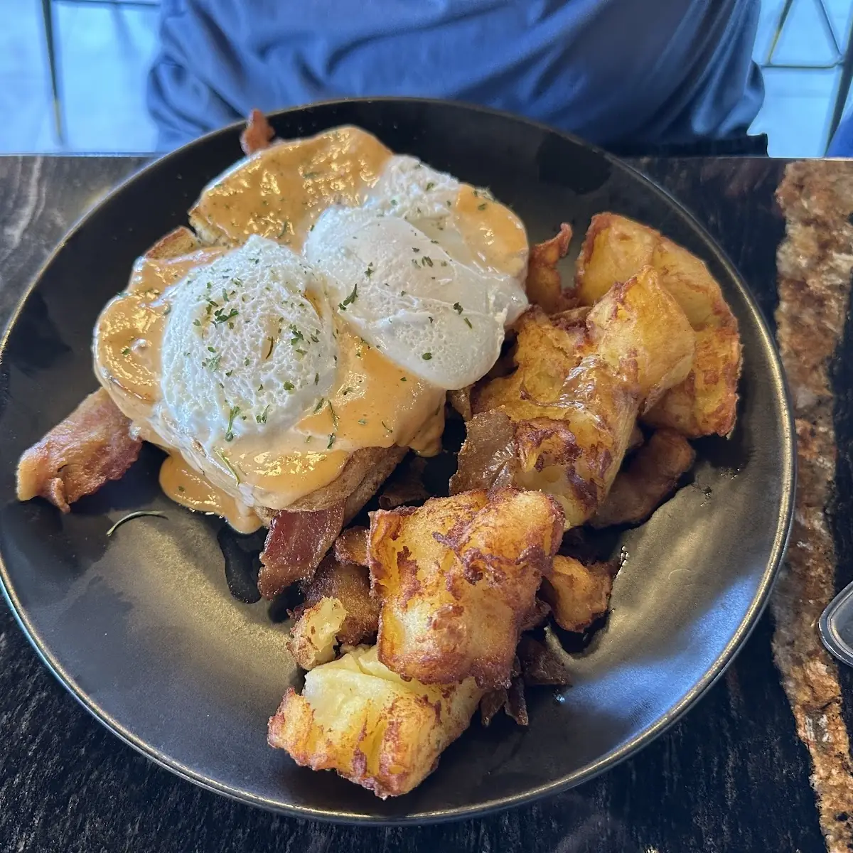 Grilled Cheese Eggs Benedict
