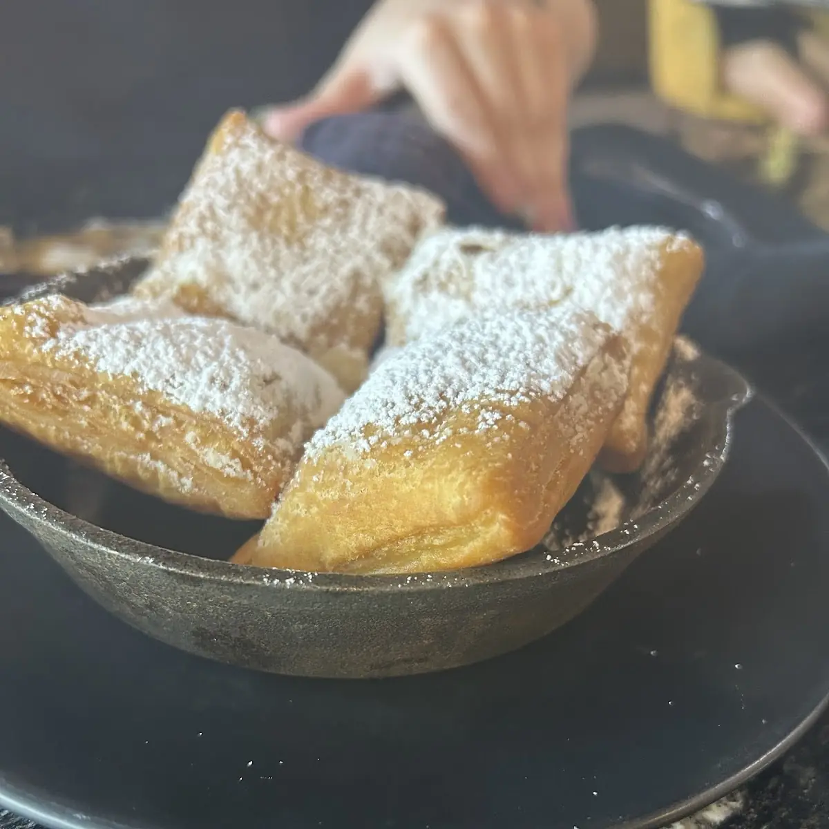 Cinnamon sugar beignets