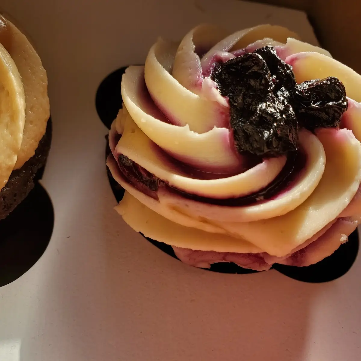 Blueberry Pancake Cupcake