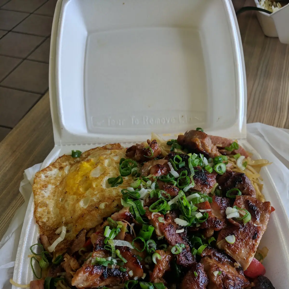 BBQ Chicken Fried Noodles
