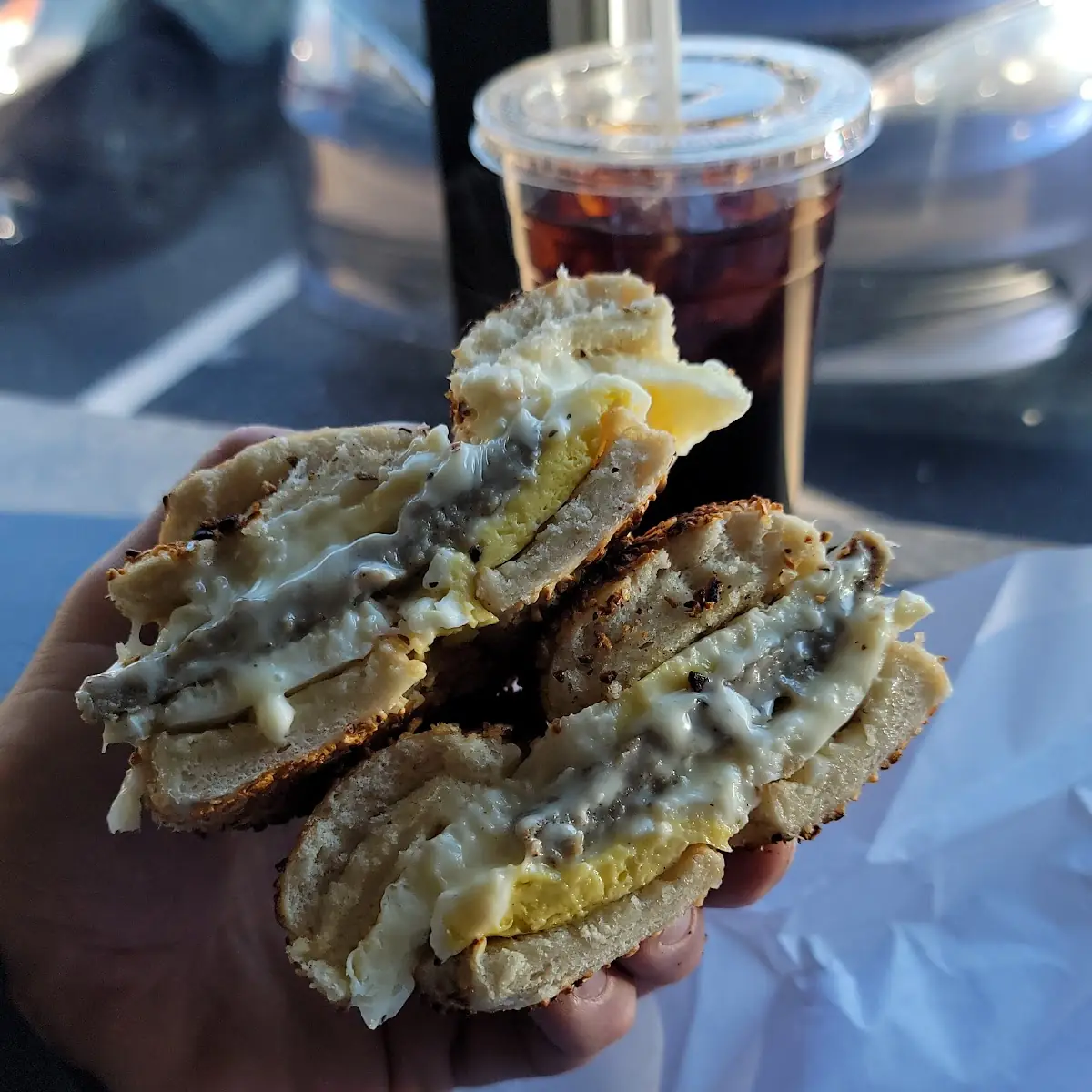 Sausage Egg and Cheese Sandwich