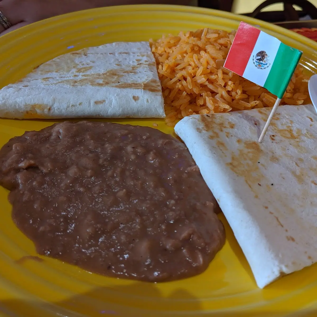 Refried Beans and Mexican Rice