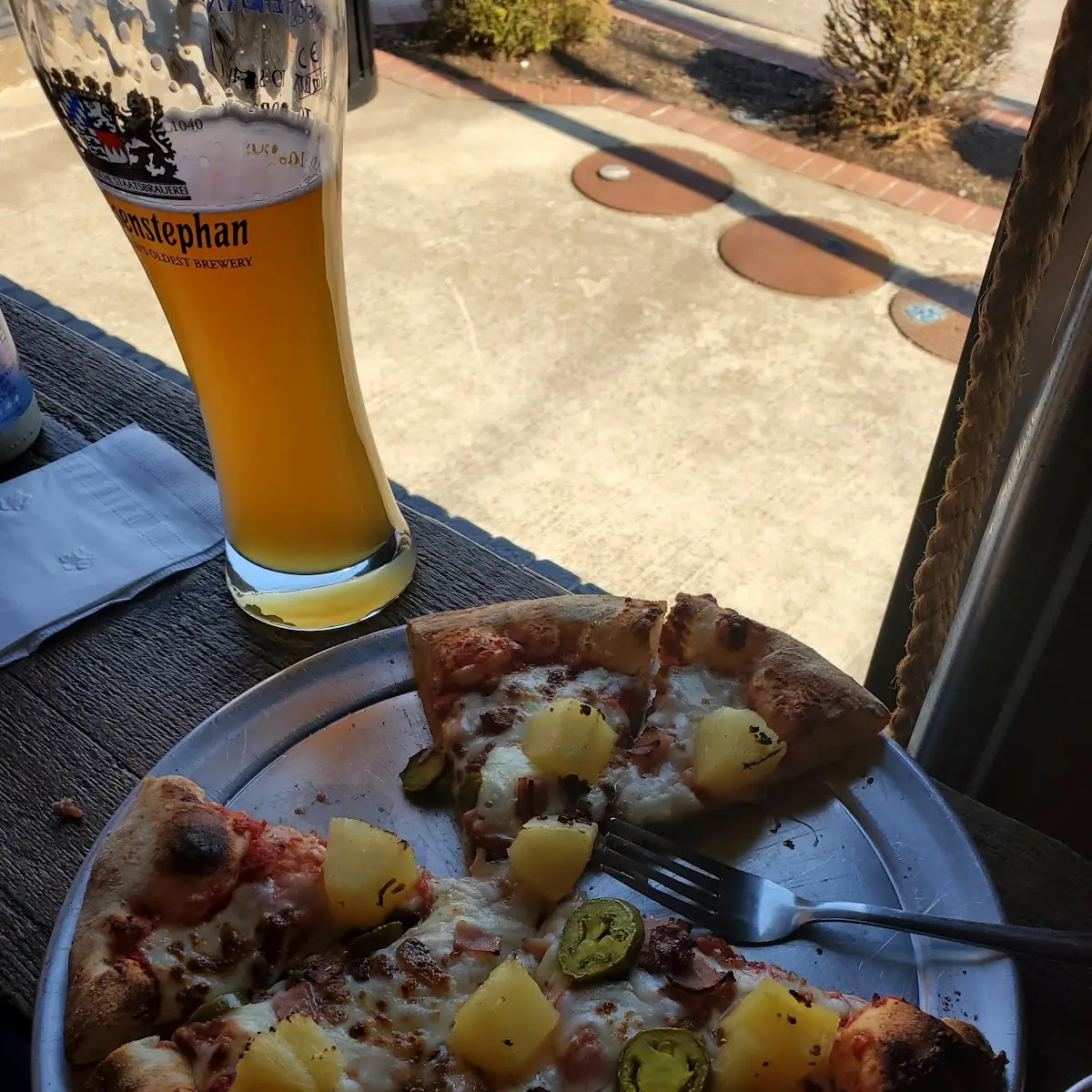 Hawaiian Pizza with Jalapenos