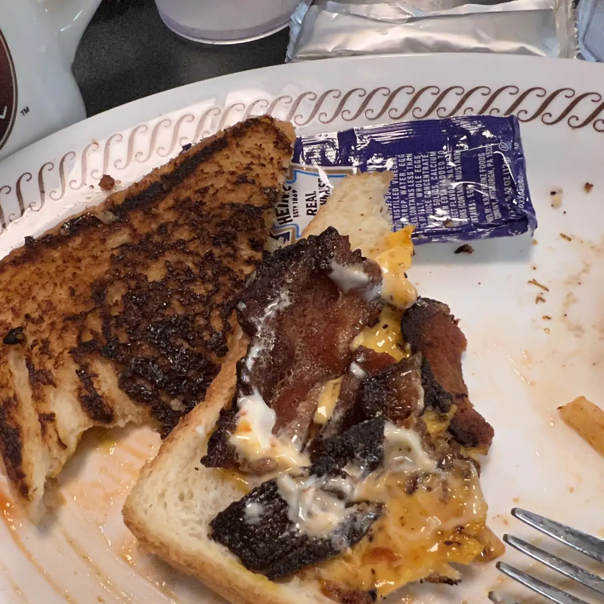Burnt Bacon Chicken Sandwich Platter
