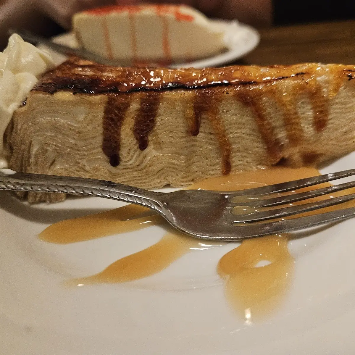 Crème Brûlée Crepe Cake
