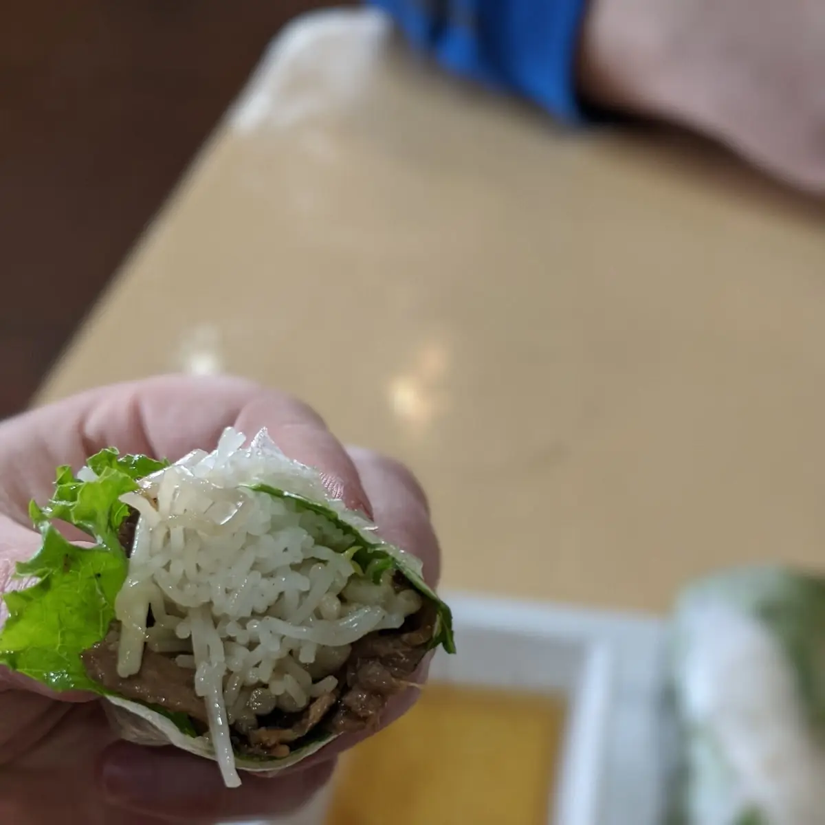 Grilled Pork Paper Rolls