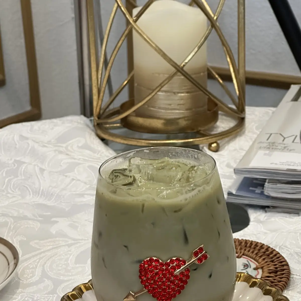 Strawberry Matcha Latte