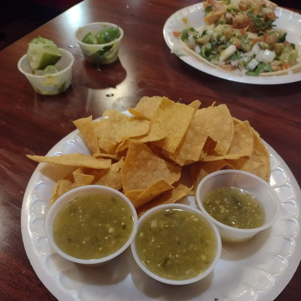 Tortilla Chips and Salsa Verde