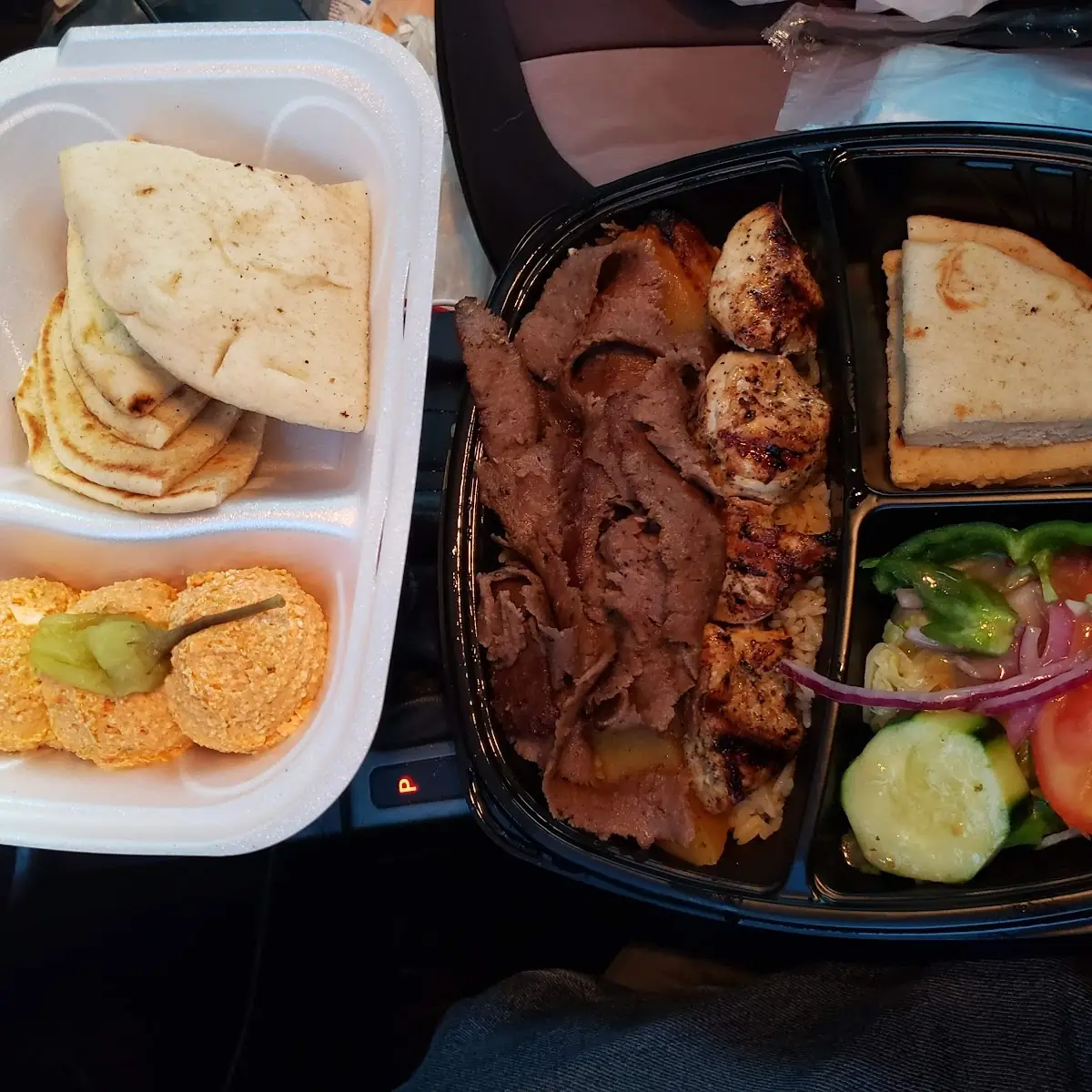 Combination Plate with Chicken Kabob