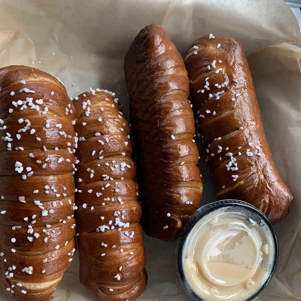 Pretzel Bites and Cheese Dip