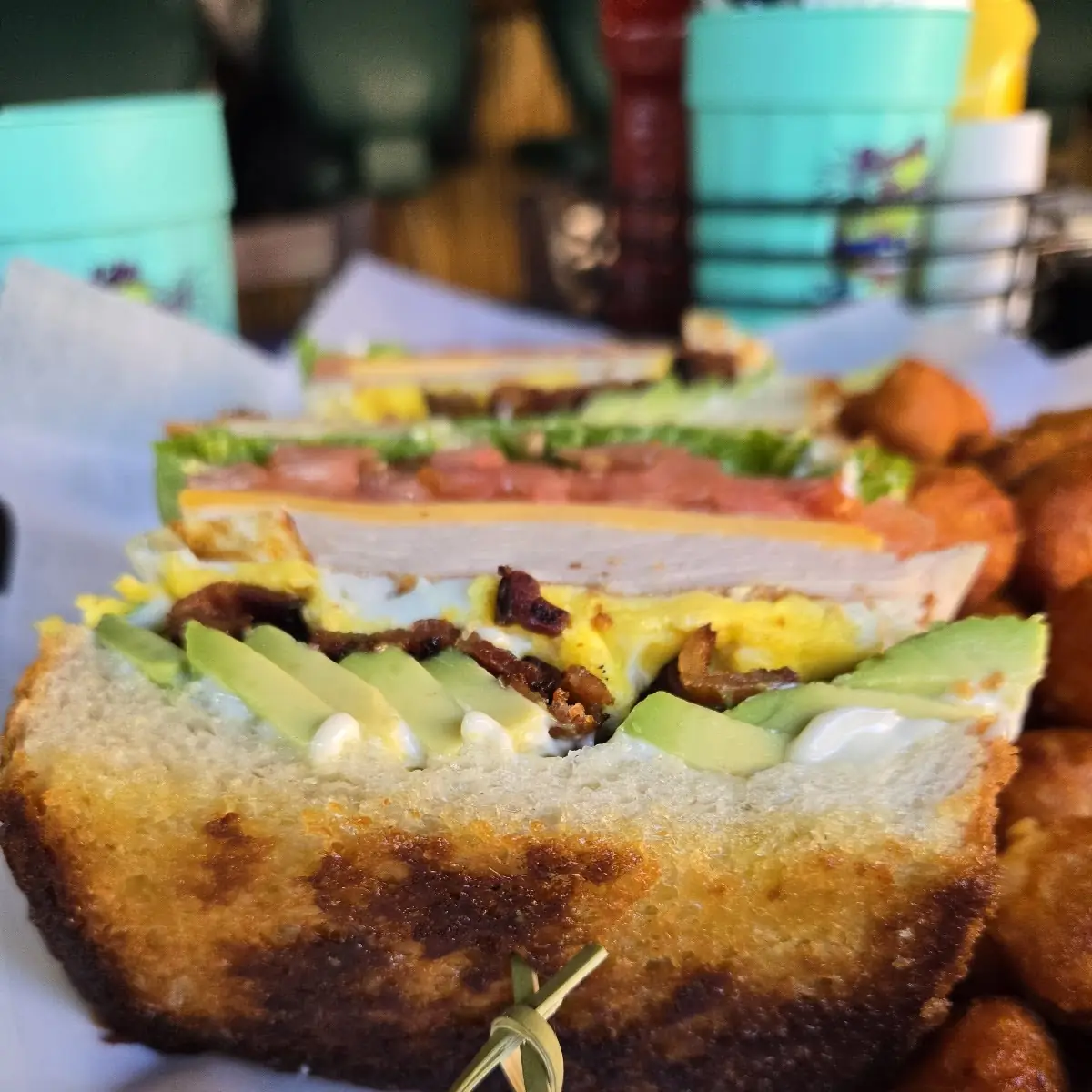 Turkey blt on Texas Toast