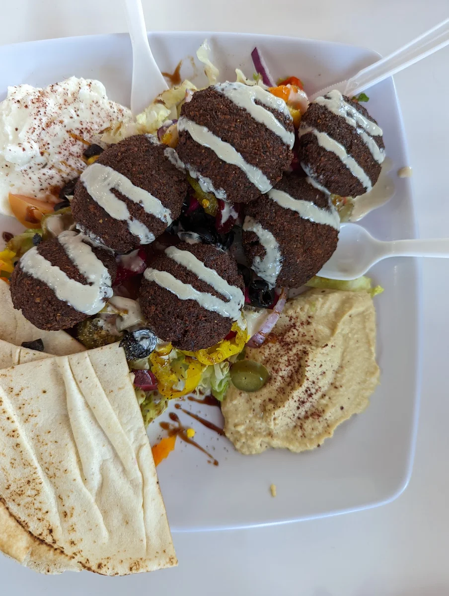Falafel Platter, Basha Donair & Shawarma