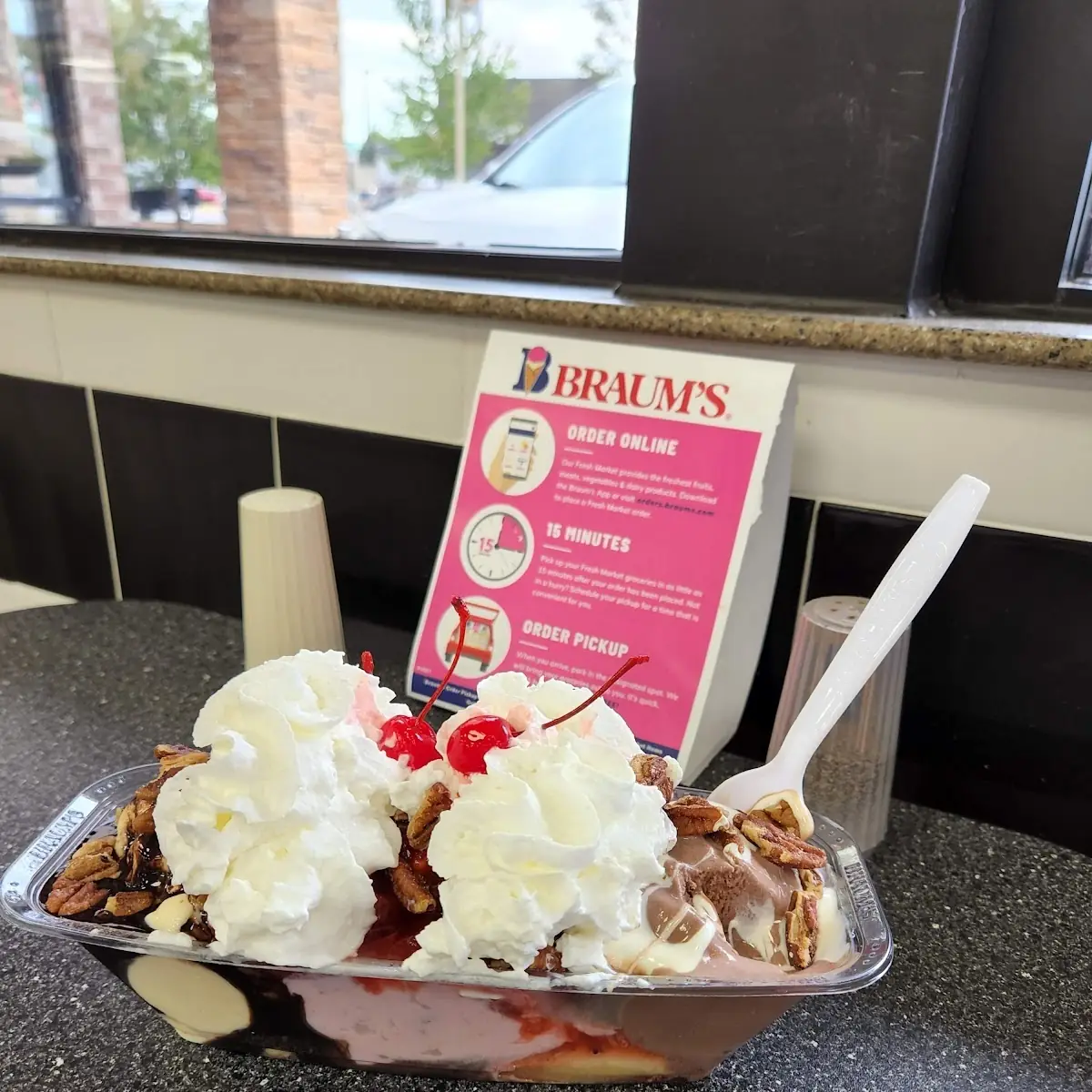 Deluxe Banana Split with Nuts
