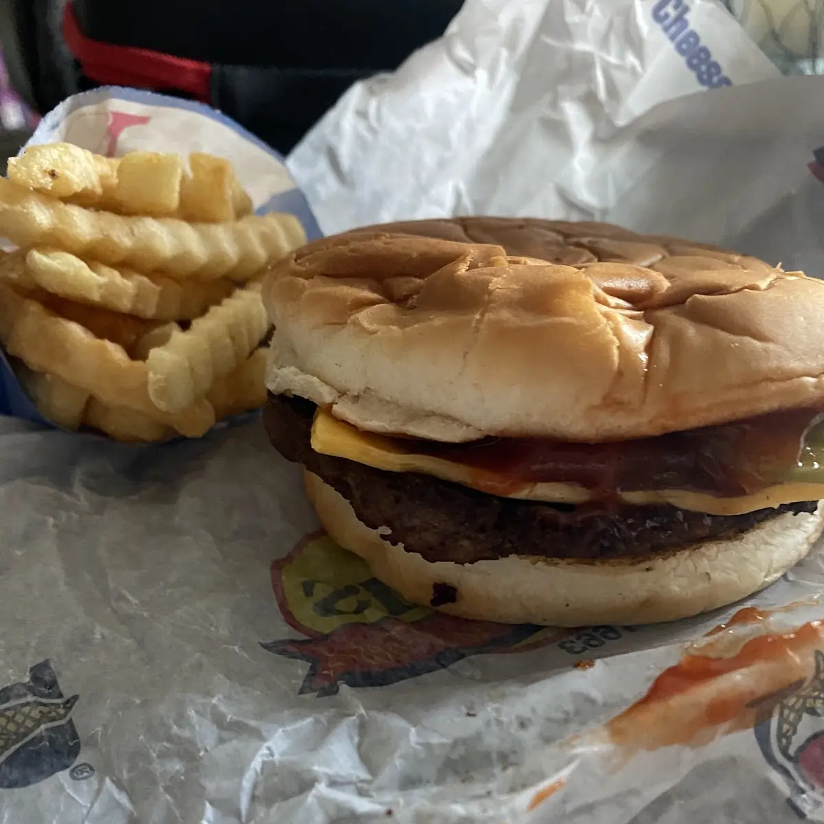 Jr Double Cheeseburger