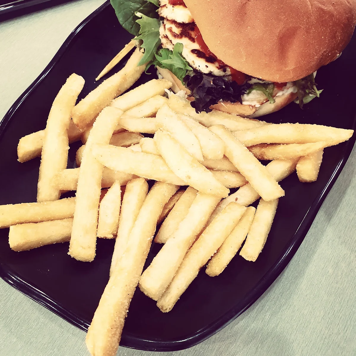 Large Burger Meal, Oporto Tamworth Drivethru