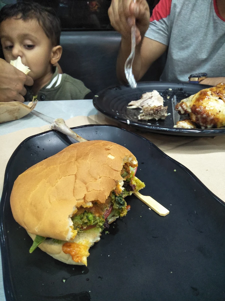 Veggie Burger, Oporto Tamworth Drivethru