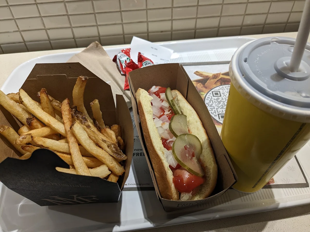 Hot Dog Combo, New York Fries Fairview Mall