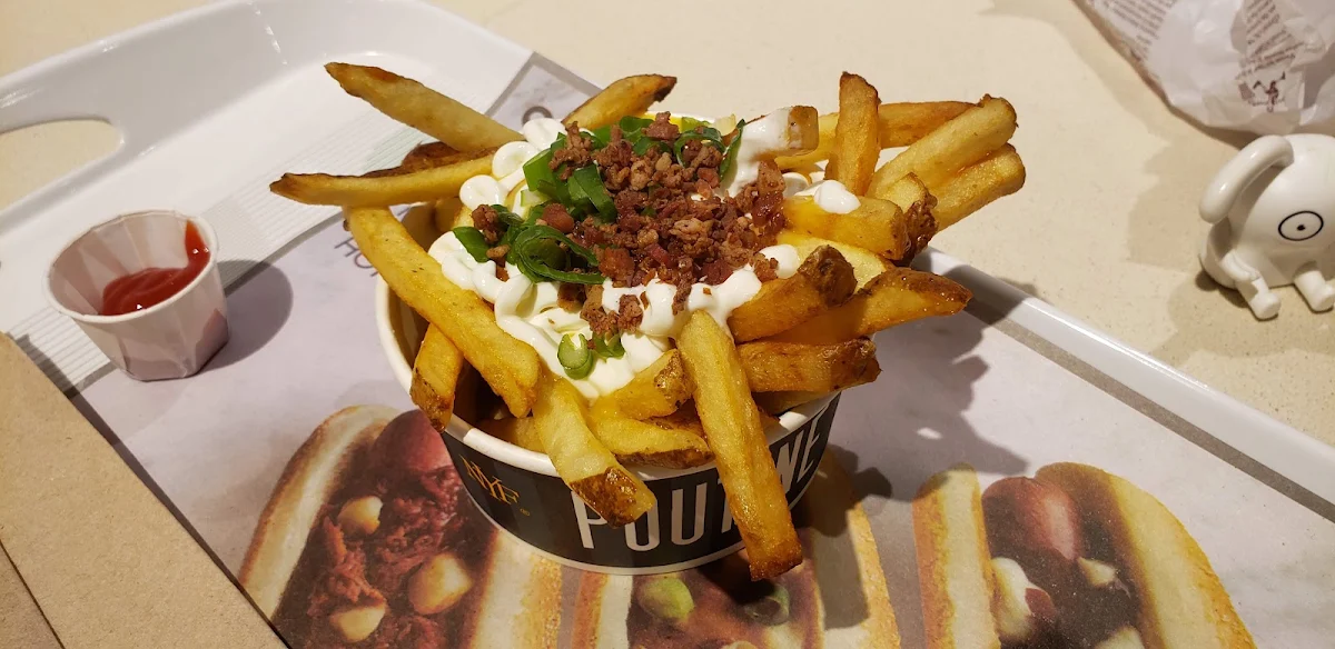 Poutine Fries with Cheese Curds, New York Fries Fairview Mall