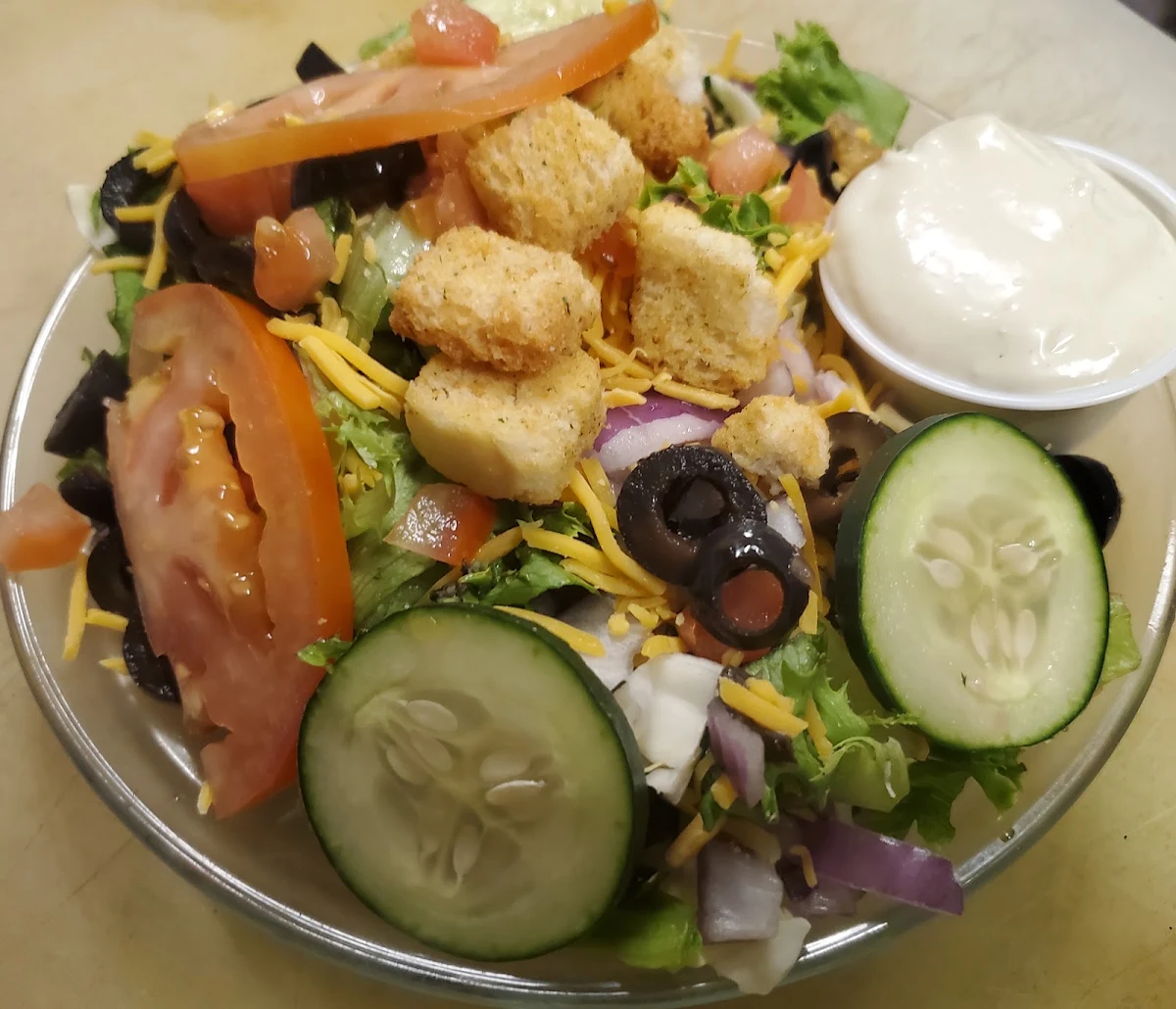 Giant House Salad w Ranch