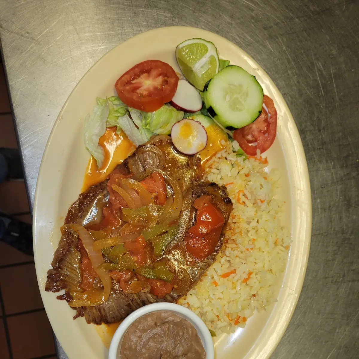 Bistec Encebollado