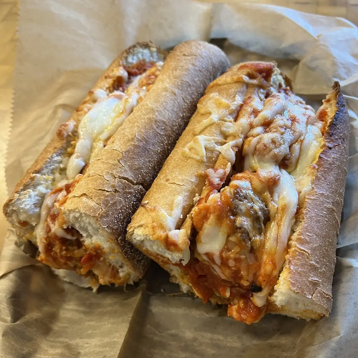 Meatball Parmigiana Sub