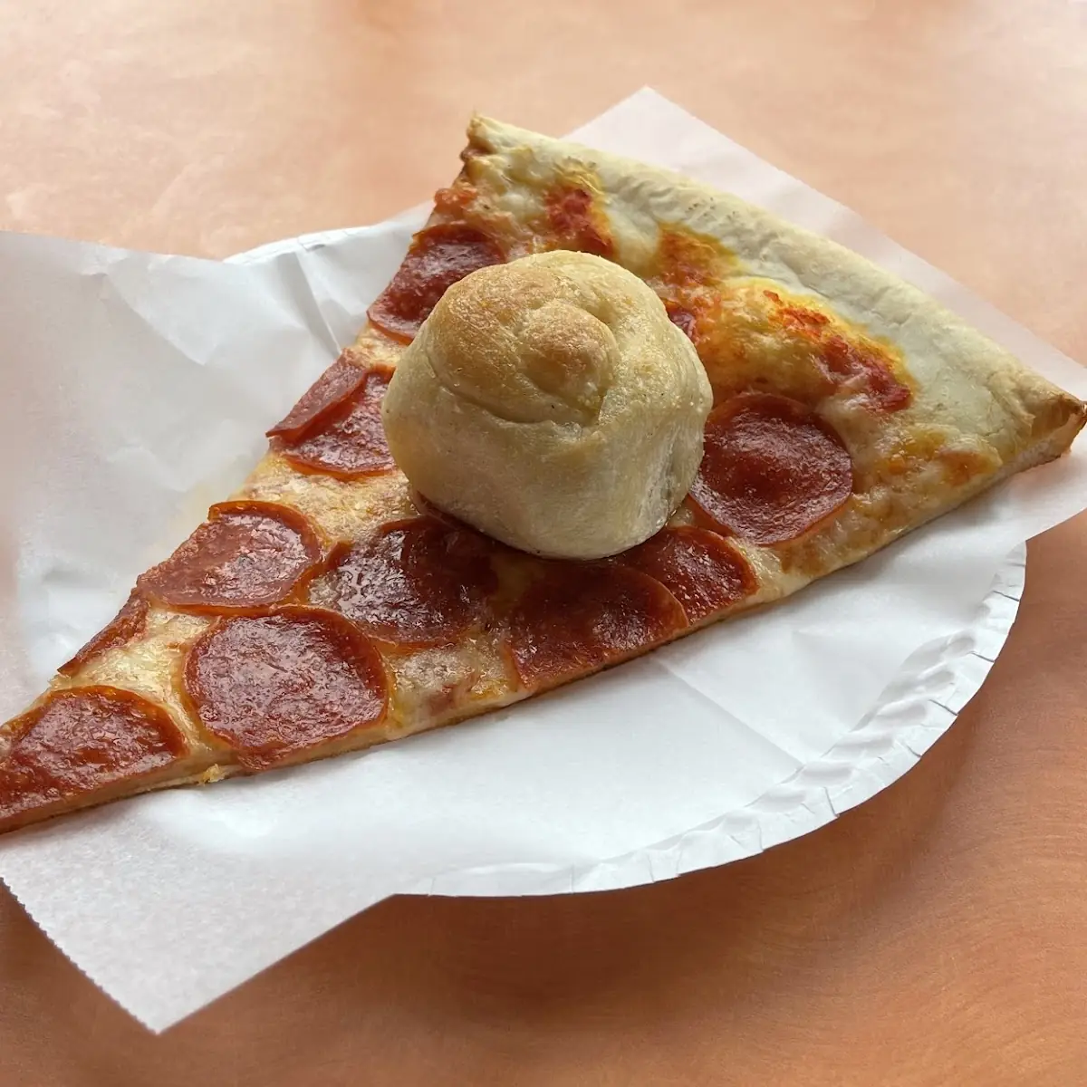 Pepperoni Pizza & Garlic Rolls