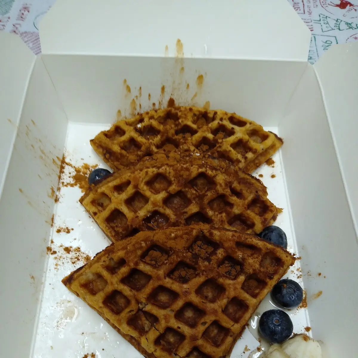 Cinnamon Roll Waffles