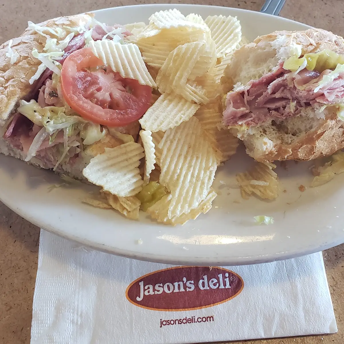 Club Sandwich with Chips