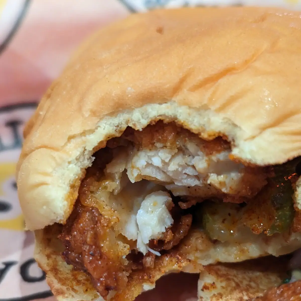 Hot Chicken Sandwich Combo Sandwich