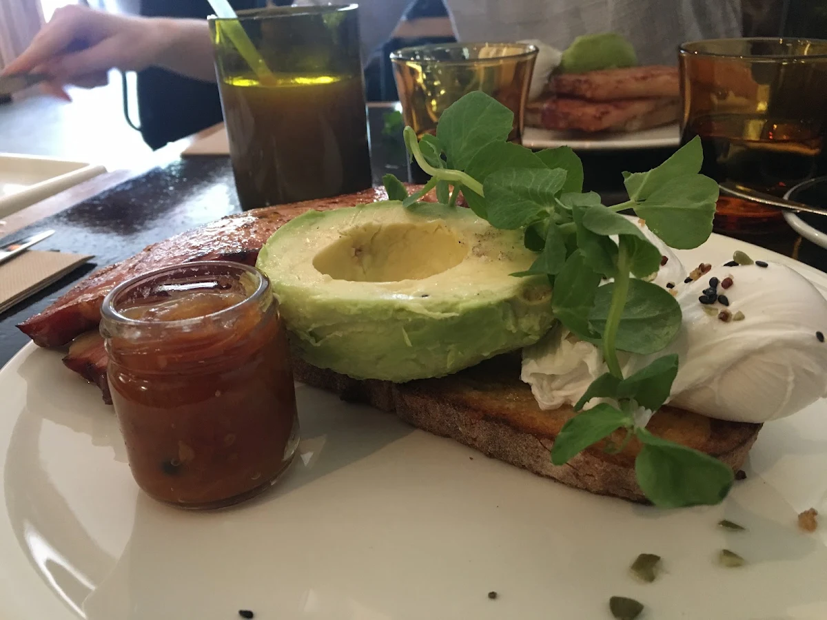 Avocade and Eggs, WoodHouse Cafe
