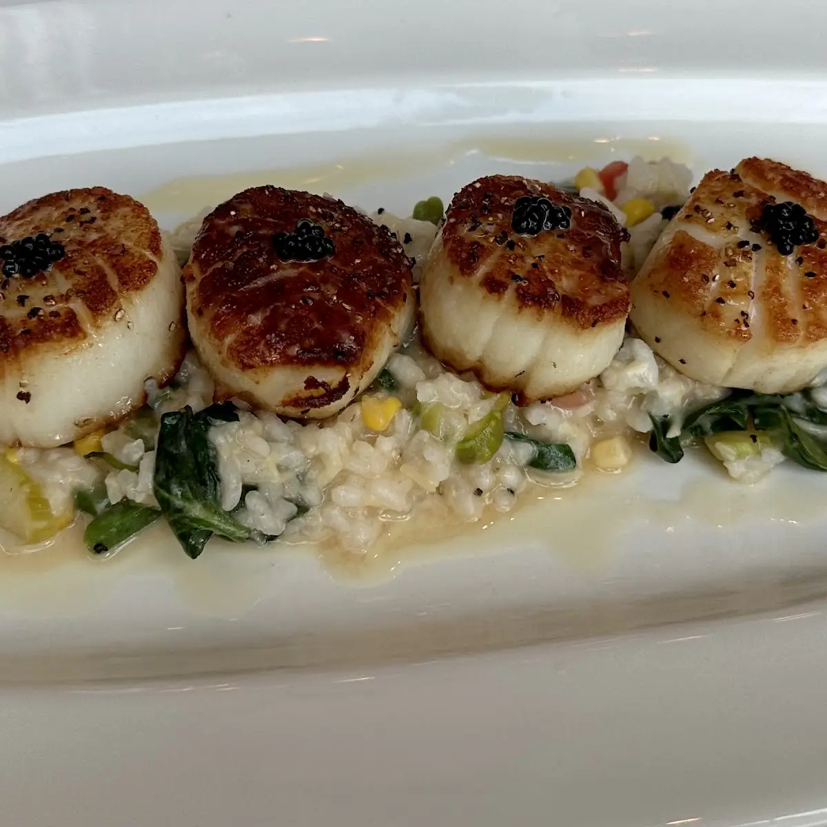 Pan-Seared Scallops